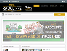 Tablet Screenshot of mikeradcliffe.ca